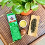 ảnh nước trà nõn tôm cao cấp thu hương