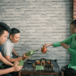 The foundation of Thu Huong green tea 9