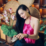 ảnh thu hương rót trà