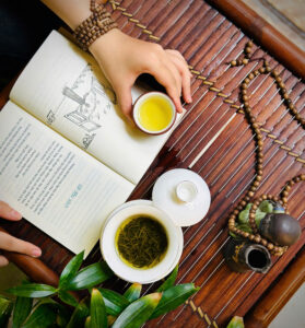 ảnh chén trà thái nguyên Thu Hương