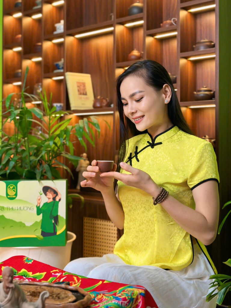 ảnh chè Thái Nguyên Thu Hương